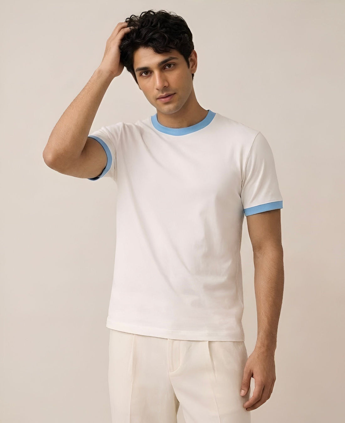 Cropped Boxy Fit Waffle Tee: A Modern Essential for Men’s Casual Style