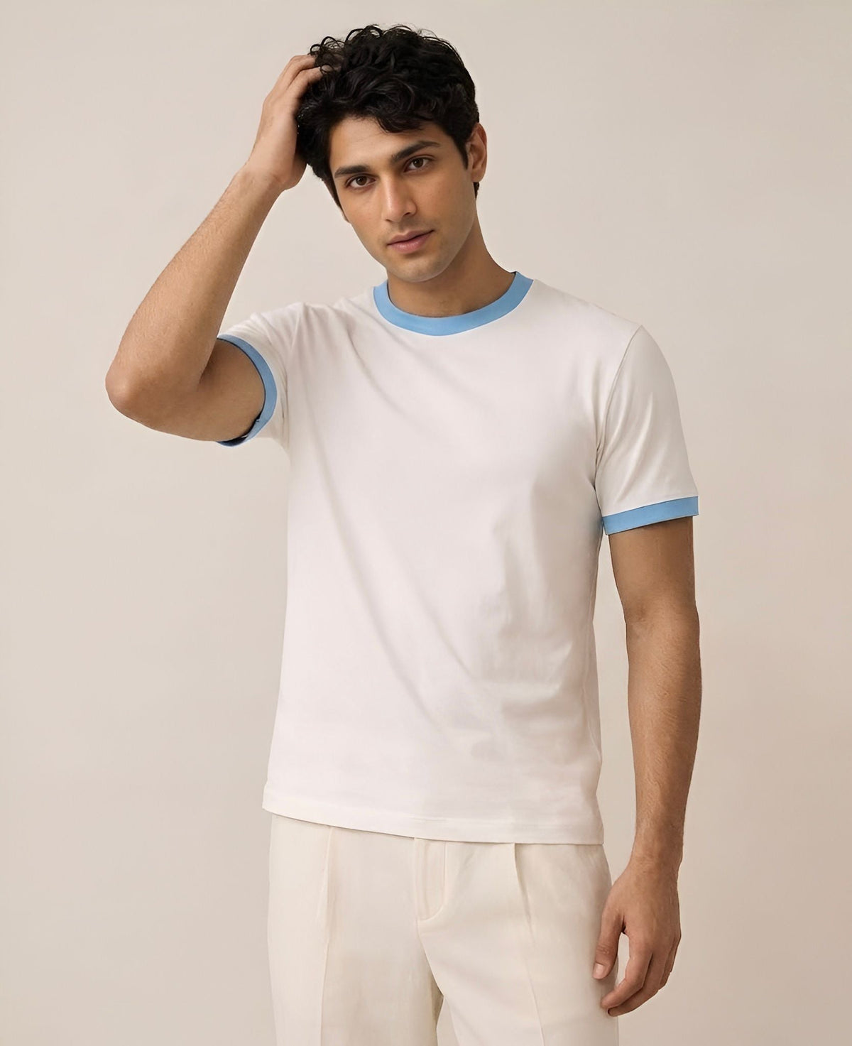 Cropped Boxy Fit Waffle Tee: A Modern Essential for Men’s Casual Style