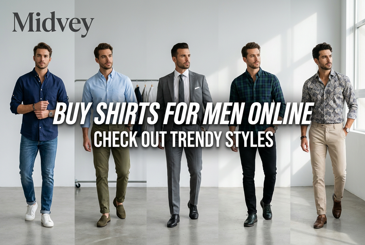 Buy Shirts for Men Online and Check Out Trendy Styles