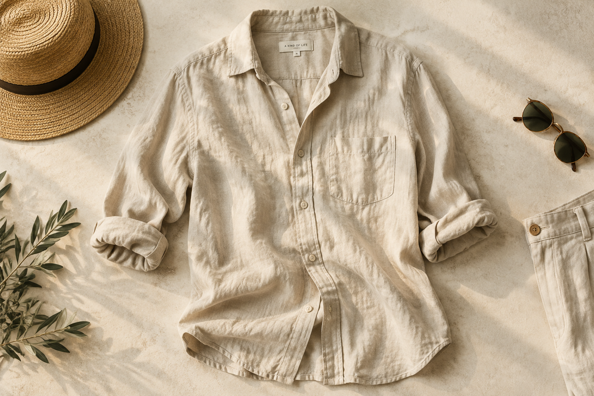 Linen Shirts Wrinkle. Here's Why That's Actually a Good Thing
