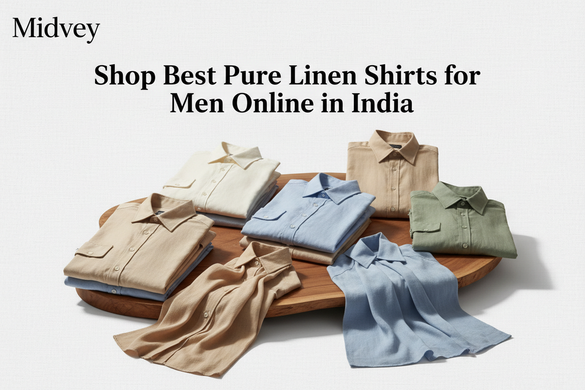 Shop Best Pure Linen Shirts for Men Online in India