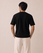 Cropped Boxy Fit Waffle Tee