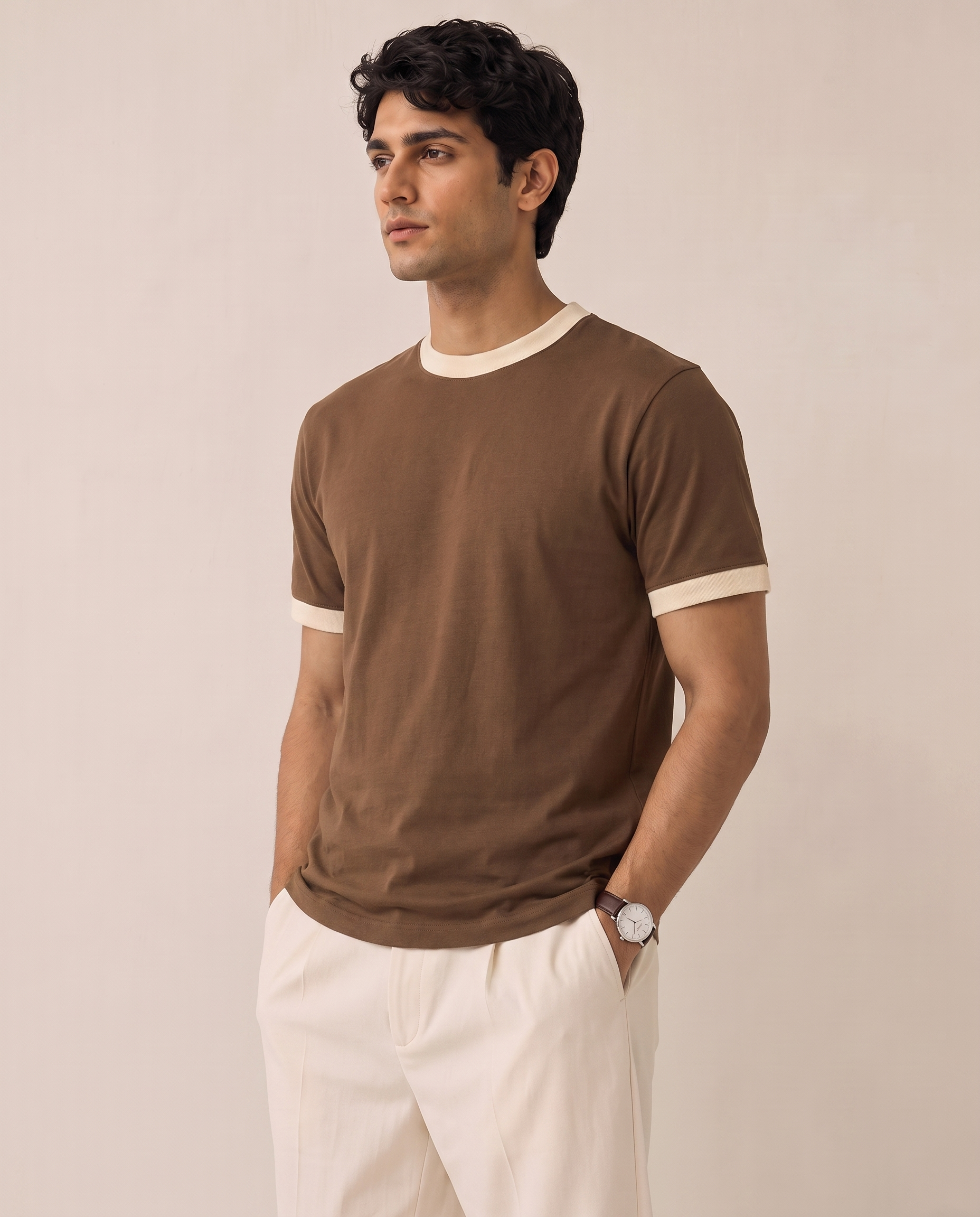 Muscle Fit Ringer Tee