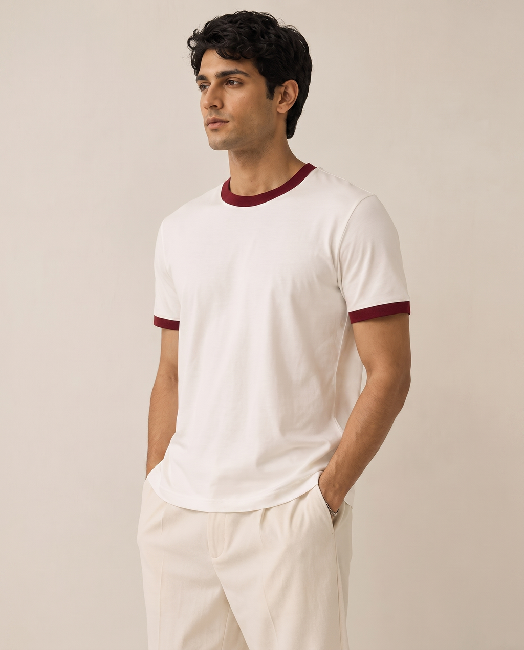 Muscle Fit Ringer Tee