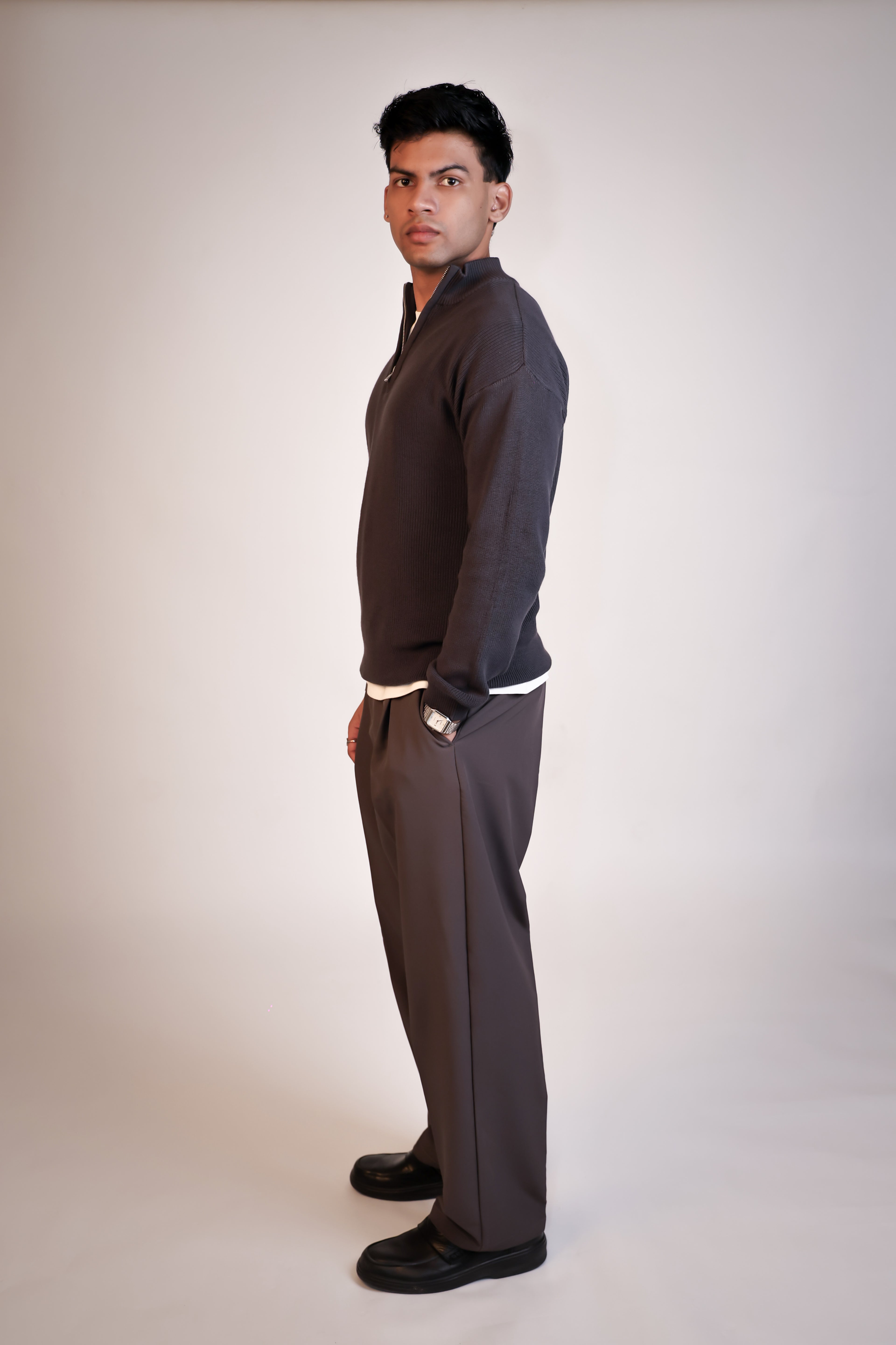 Quarter Zip (Charcoal)