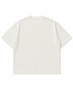 Off-white waffle boxy fit Front Design